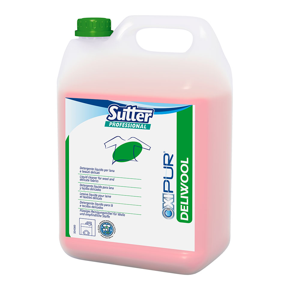 DELIWOOL 5 л - ЗАСІБ ДЛЯ ПРАННЯ ПУХОВИКІВ, ВОВНИ, ДЕЛІКАТНИХ ВИРОБІВ (SUTTER Professional)